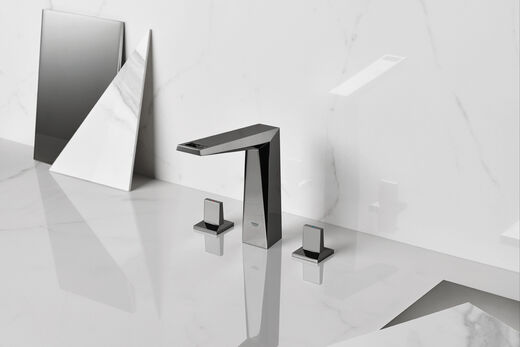 GROHE Allure Brilliant Color Kollektion 3-Loch Waschbeckenarmatur eckig.