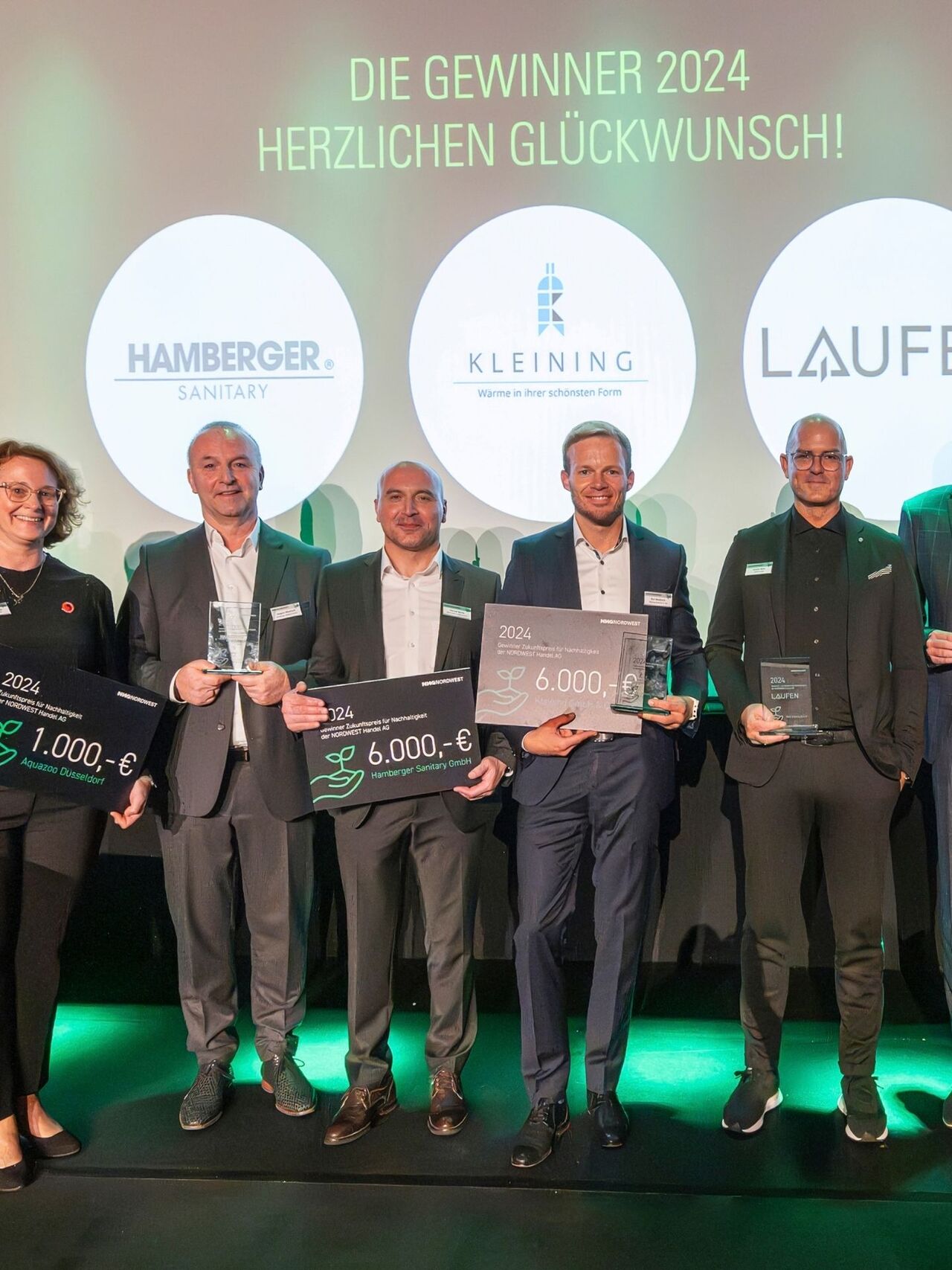 Hamberger Sanitary: NORDWEST Zukunftspreis für Nachhaltigkeit 2024