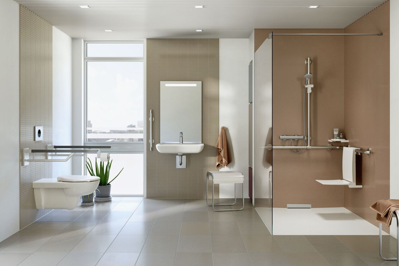 Geberit Renova Comfort, Komplettserie für barrierefreie Eleganz
