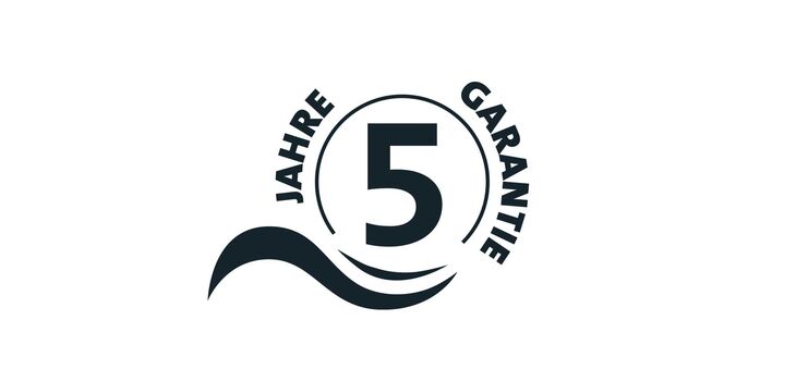 Garantiesymbol für das 5-Jahres-Garantieversprechen unserer Exklusivmarken DIANA und DITECH.