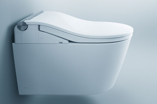 Dusch WC Toto Washlet Seitenansicht