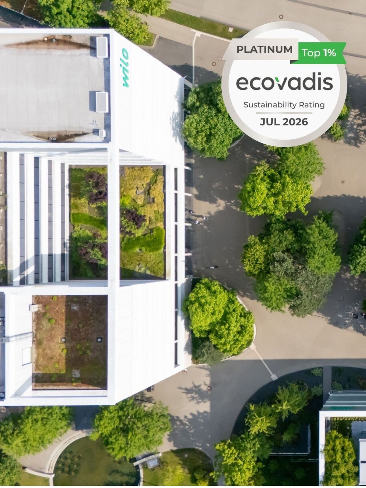 Wilo: EcoVadis Platinmedaille 2026