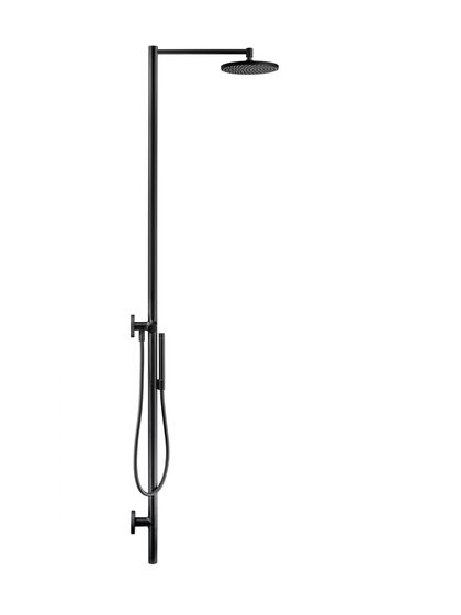 SPLASH Bad Axor Strack Nature Shower Matt Black Profil