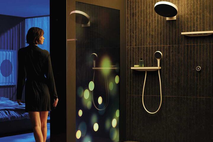 Hansgrohe stellt auf der ISH 2019 Raintunes vor, das Duschsystem für individuelle Duscherlebnisse.