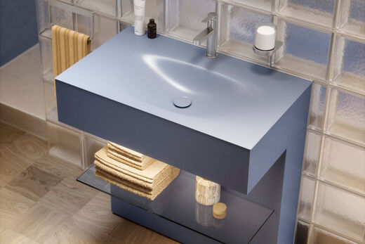 SPLASH Bad KEUCO EDITION 11 ART Blue Satin 6