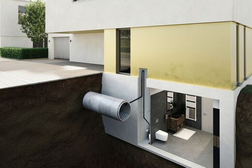 SPLASH Bad Wilo DrainLift MINI Serie Hebeanlage5