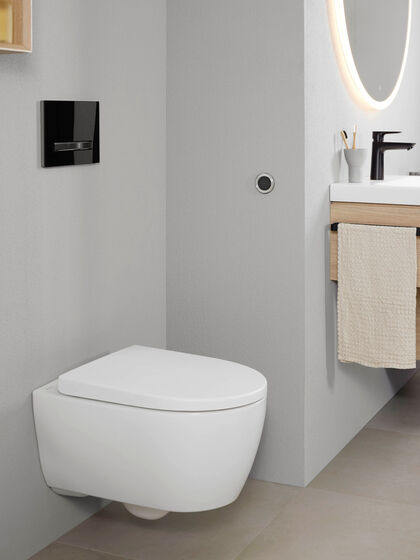 SPLASH Bad Geberit ICon Weiss Matt WC