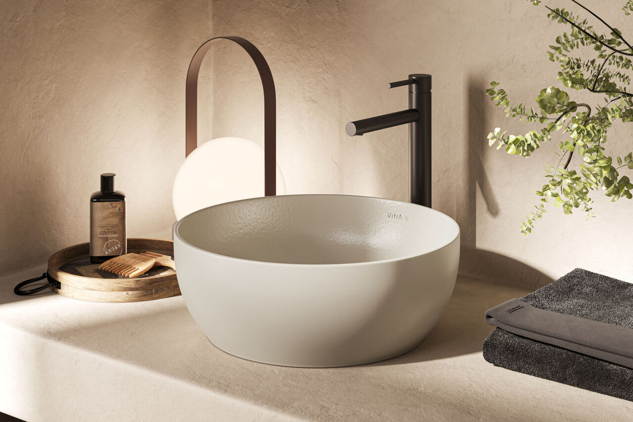 Re-Ceramic von VitrA Bad: Nachhaltige Keramik mit natürlicher Wirkung