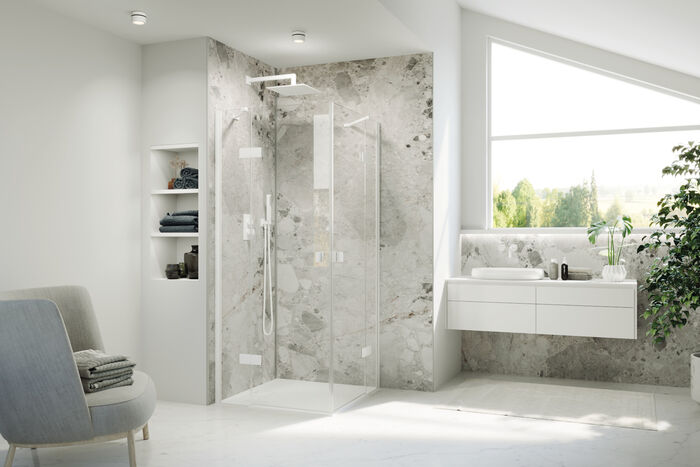 SPLASH Bad Hueppe SolvaPro White