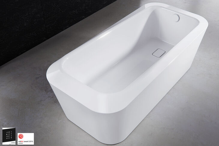 Kaldewei Emerso Meisterstück Einblick von oben in die freistehende Design-Badewanne Emerso Meisterstück von Kaldewei.