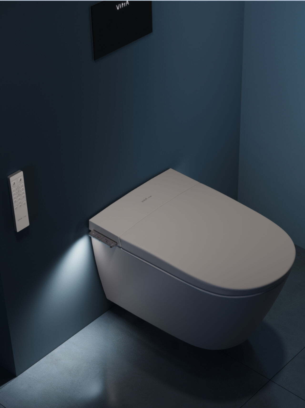 VitrA V-Care, Nachtlicht und Dusch-WC-Komfort für mehr Orientierung