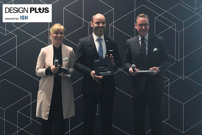 Team von Oventrop bei der Preisverleihung zum Design Plus Award 2019.