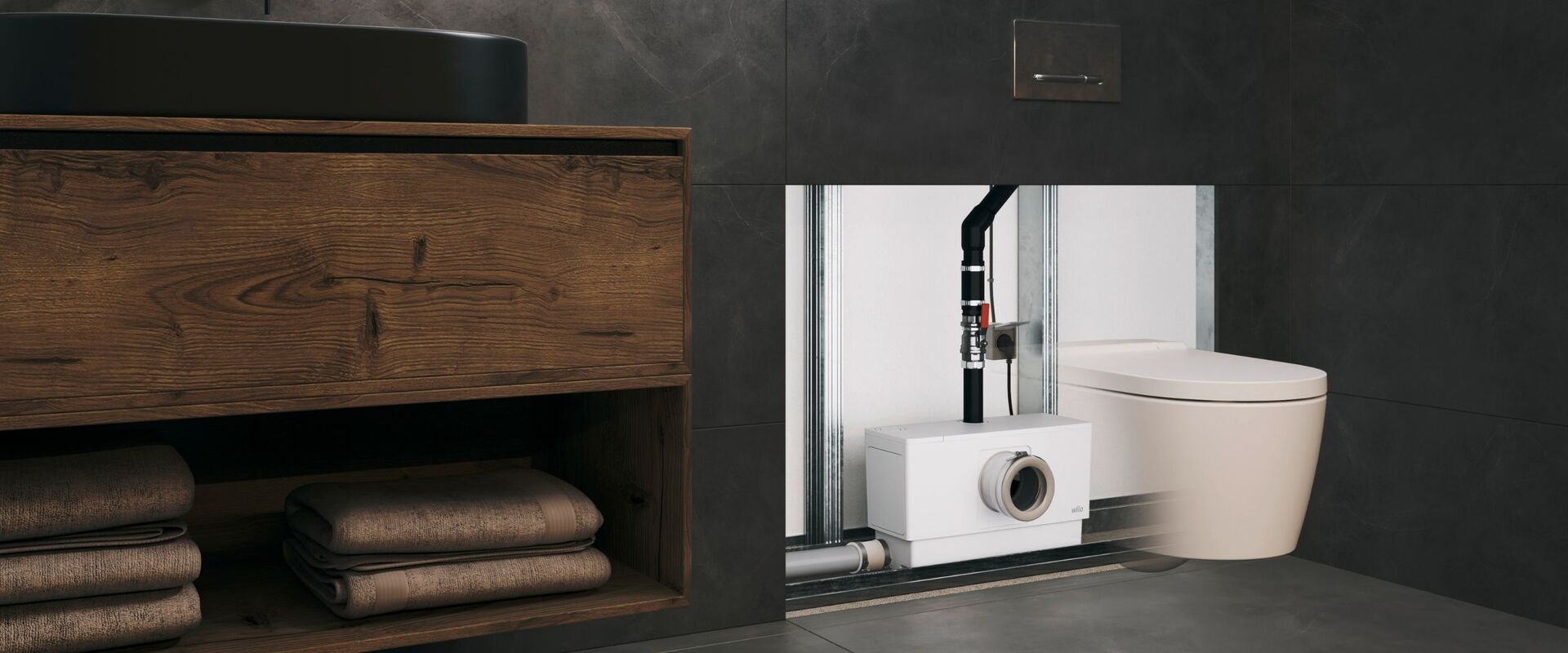 SPLASH Bad Wilo DrainLift MINI Serie Hebeanlage6