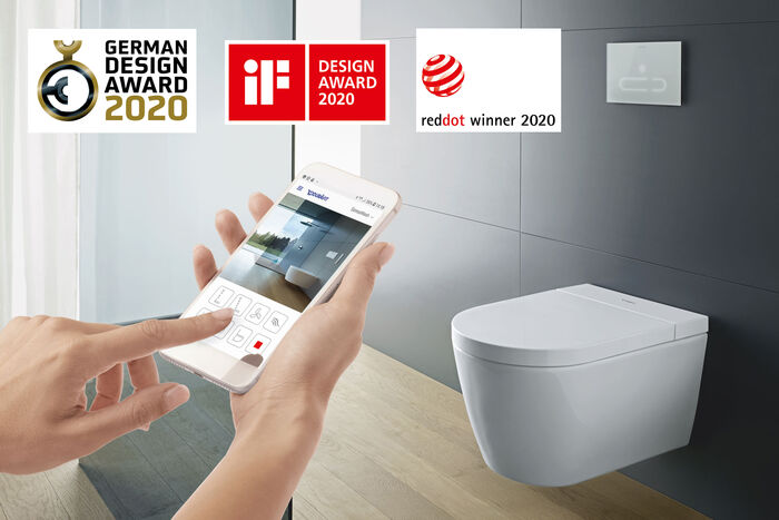 Starck F Sensowasch Dusch Wc Duravit App German Design Award IF Award 2020 Splash Bad