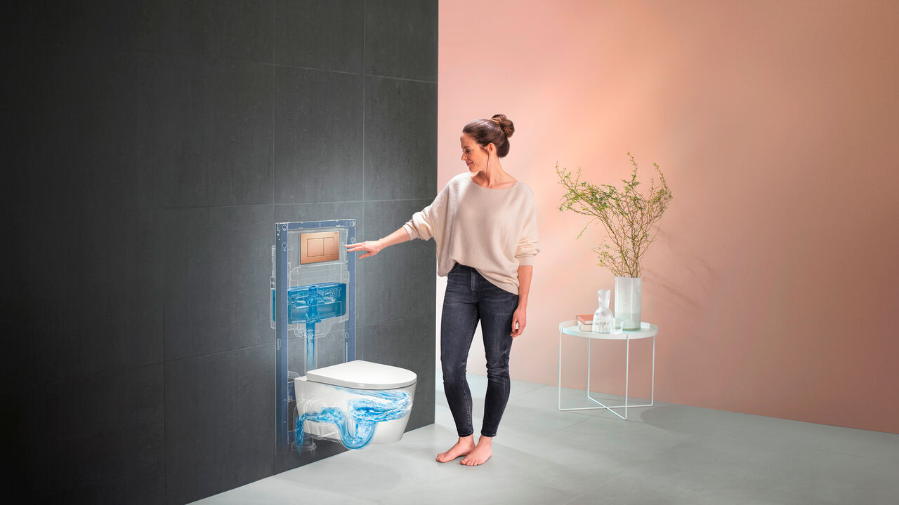 Geberit WC-Spülsystem: Unsichtbare Technik für nachhaltigen Wasserverbrauch