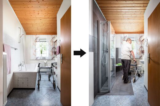 SPLASH Bad Kermi Duschdesign Umbau 7