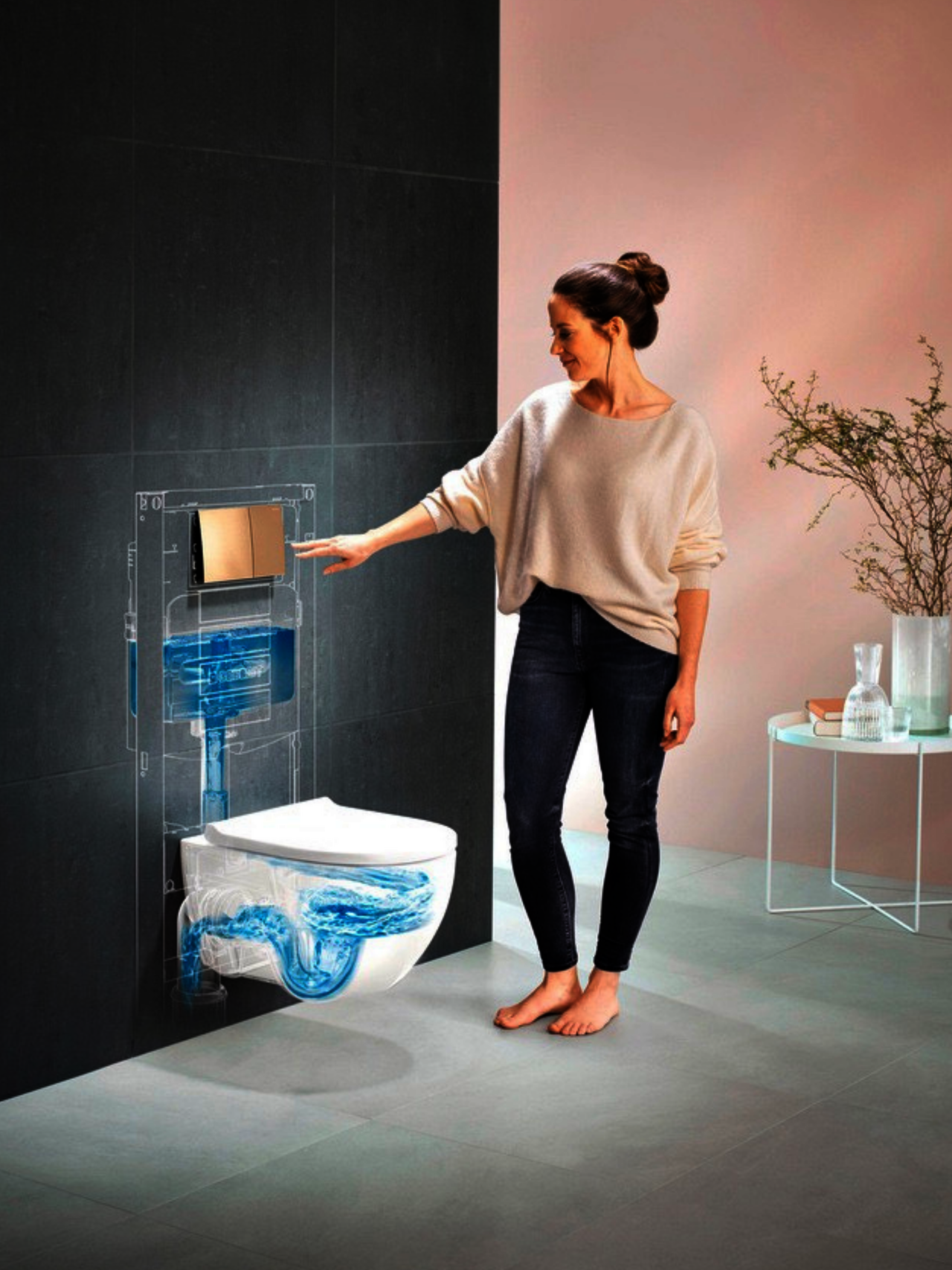 Geberit: Wassersparen beginnt bei der Spülung