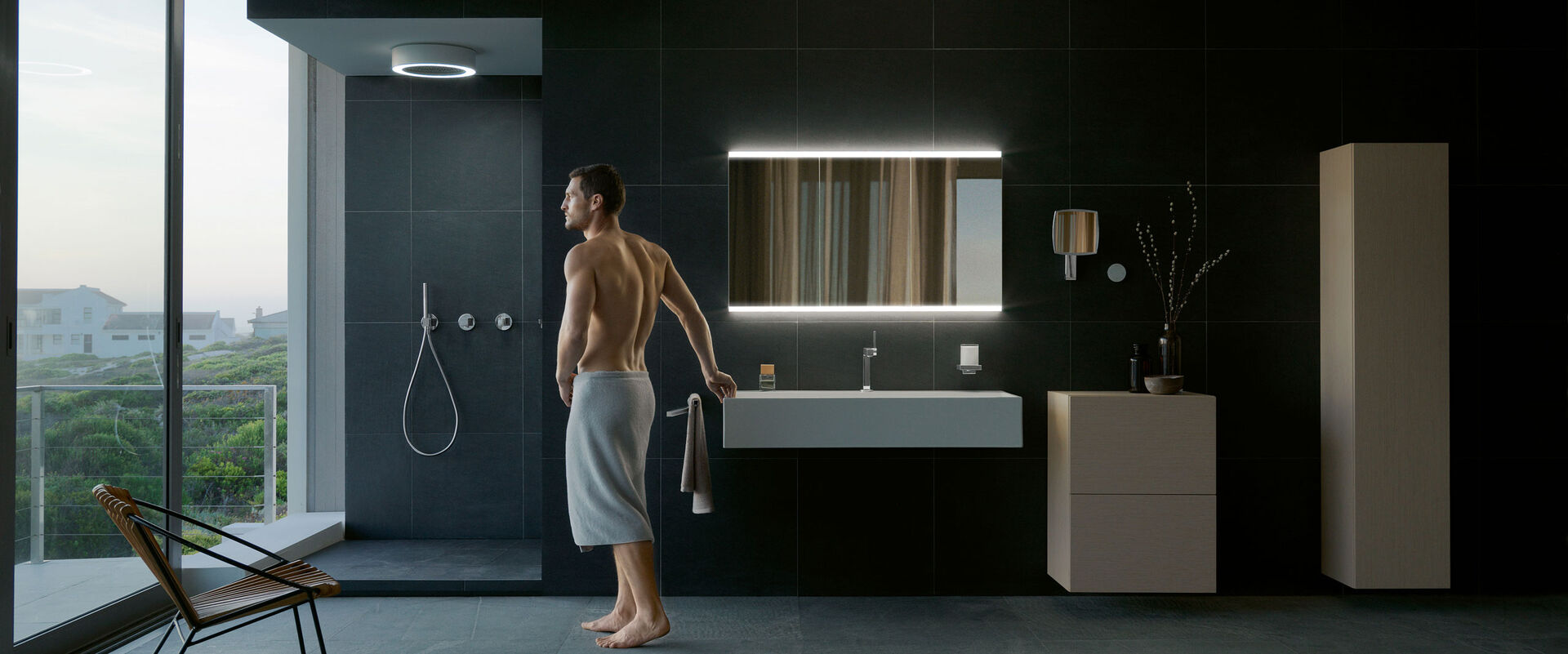 KEUCO Licht Im Bad Pure Shower ROYAL MIDAS Splash Bad