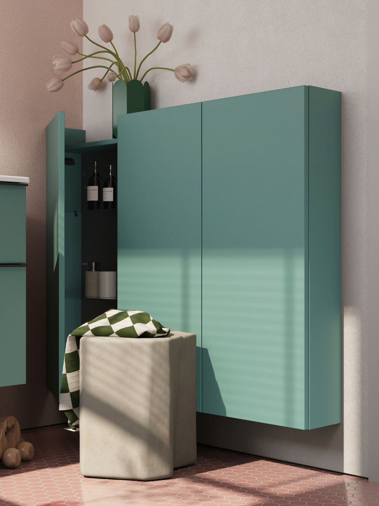 burgbad Equio in Salbeigrau Matt: natürliche Ruhe mit moderner Klarheit