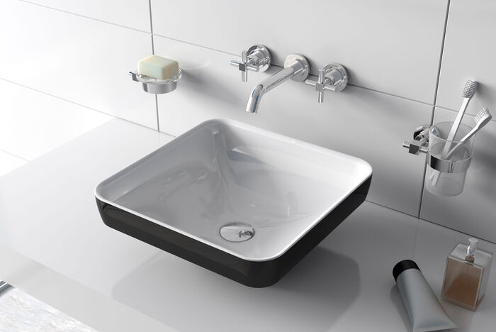 VitrA Water Jewels Aufsatzschale Bicolor Eckig