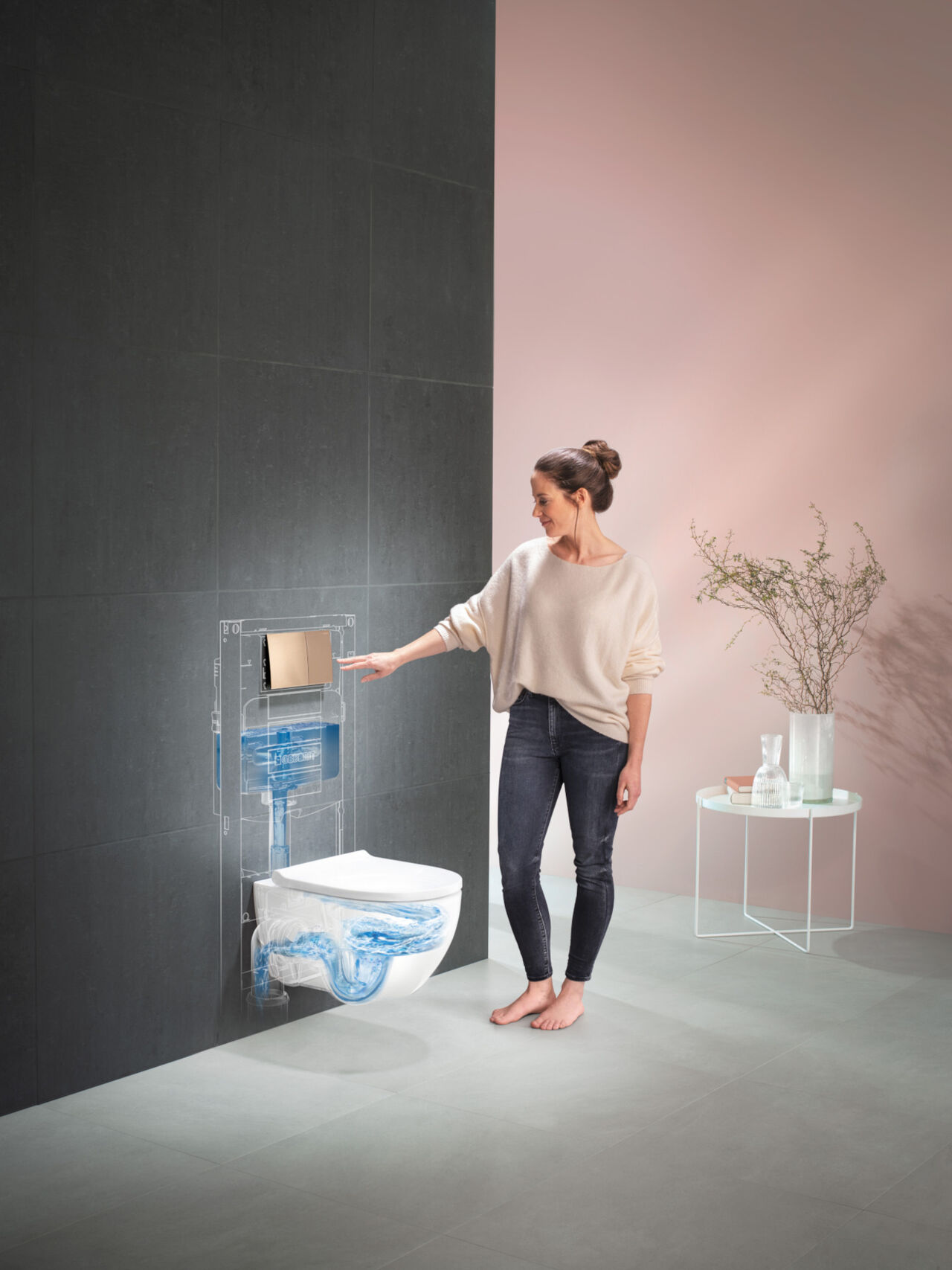 Geberit Acanto WC: Effizient spülen, langlebig überzeugen