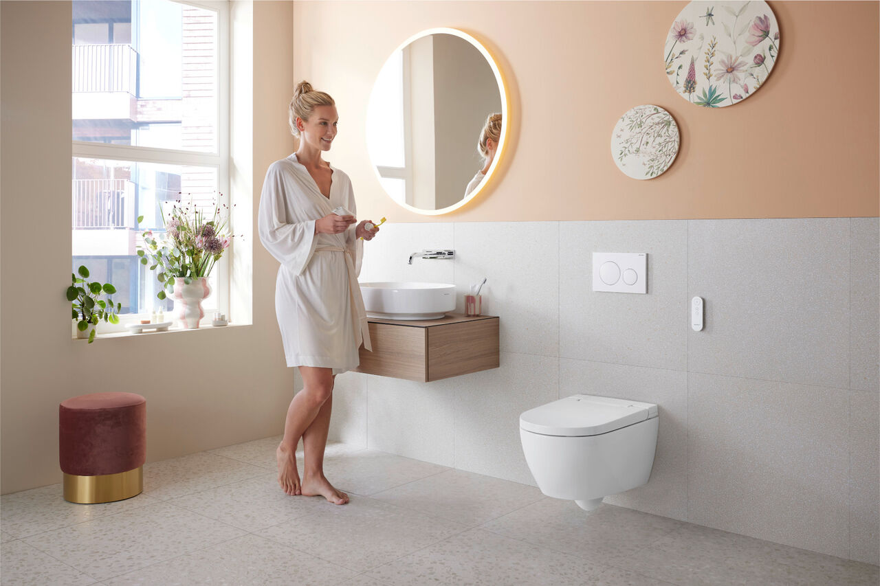 Geberit AquaClean Alba: Intuitiver Komfort, der sich ganz natürlich anfühlt