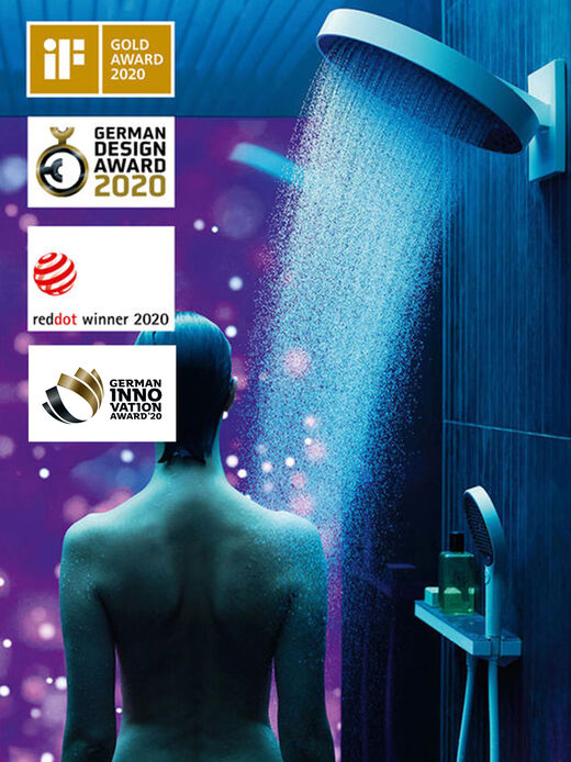 hansgrohe RainTunes RainTunes Hansgrohe If Design Award 2020 Gold Splash Bad
