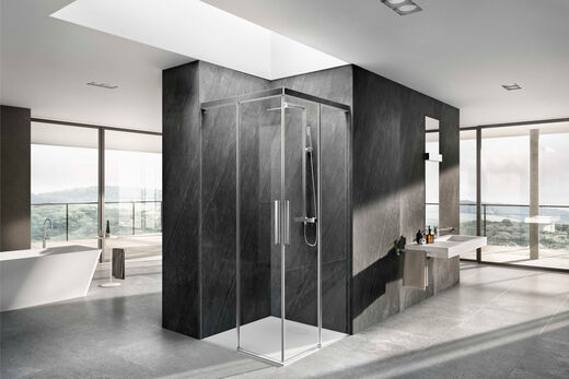 DUSCHOLUX PanElle Stone Die PanElle Stone Duschverkleidung von DUSCHOLUX schafft durch das Naturprodukt Stein eine individuelle Wandgestaltung.