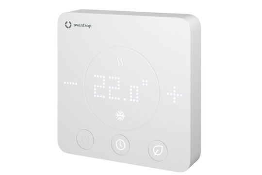 Das innovative Raumthermostat ClimaCon F von Oventrop, bequem per App steuerbar