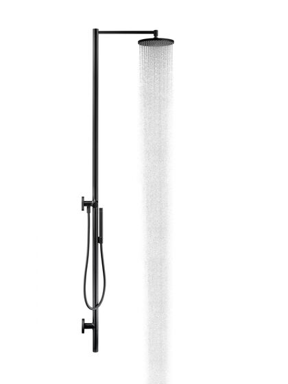 SPLASH Bad Axor Strack Nature Shower Matt Black Profil Wasser