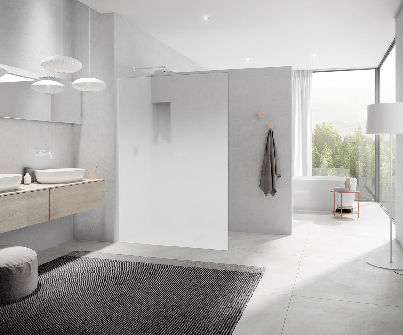 Kermi WALK-In XB White Line Kermi WALK-In XB White Line