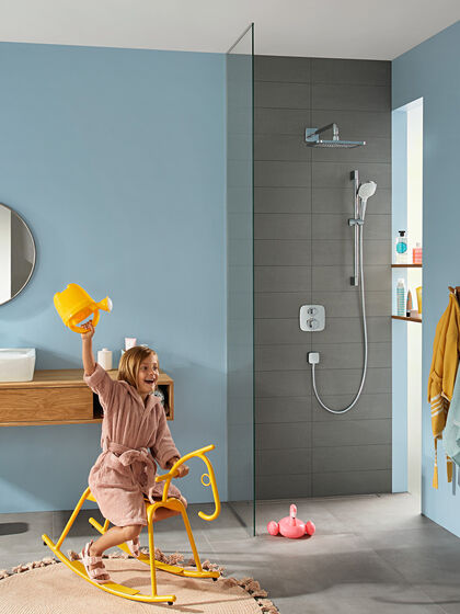 Familienbadezimmer Hansgrohe Kinder Im Bad Splash Bad