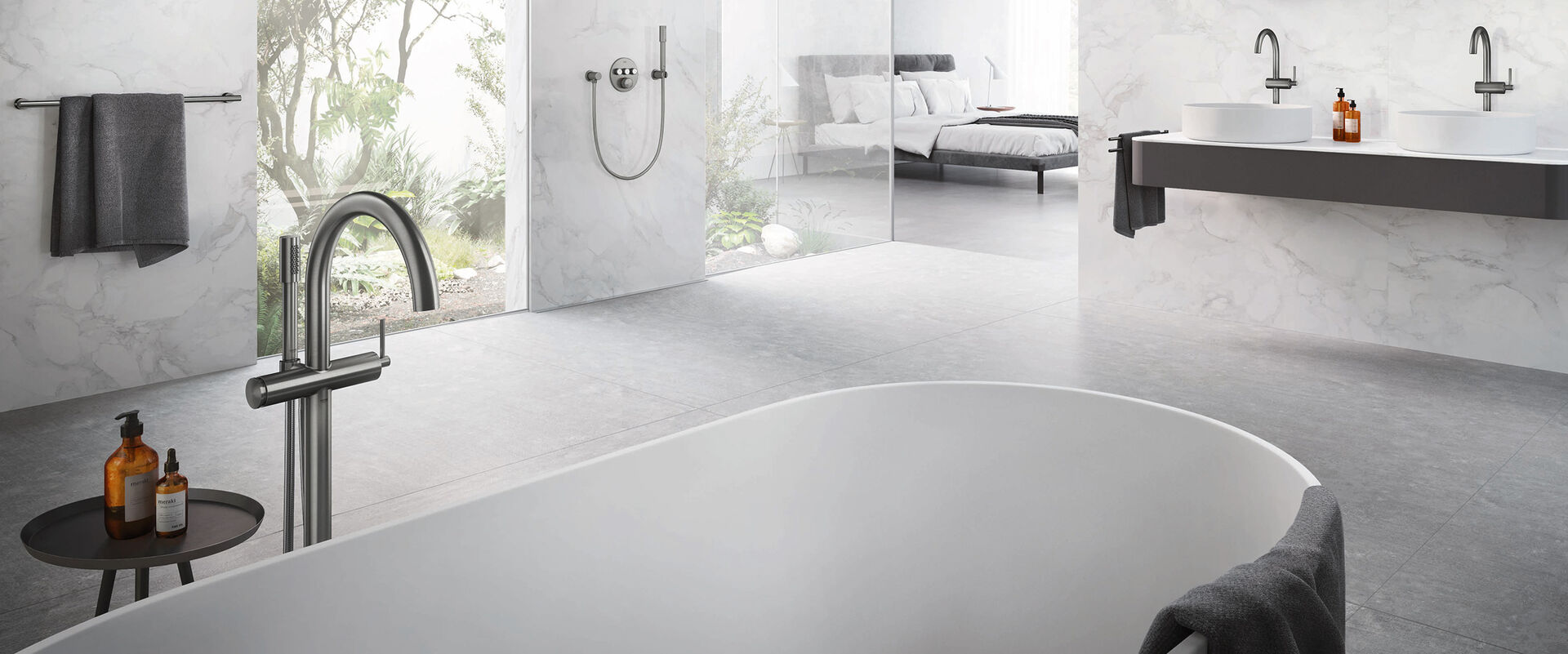 Grohe Atrio Badezimmer Badewanne Dusche Duscharmaturen Badarmaturen Hochwertige Armaturen Badezimmer Splash Bad