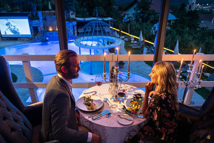 Hotel Preidlhof Romantisches Dinner Splash Bad