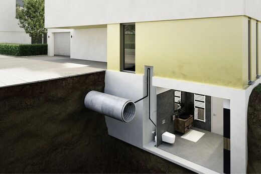SPLASH Bad Wilo DrainLift MINI Serie Hebeanlage 2