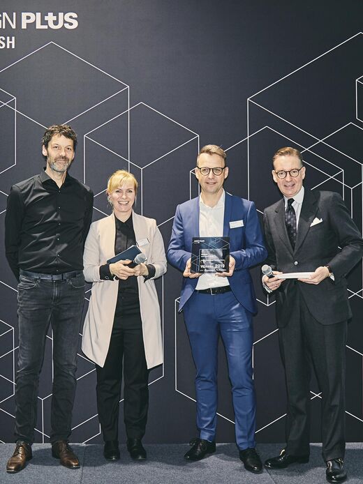 BETTE BetteCraft Team Bette Team bei der Preisverleihung zum Design PLus Award 2019