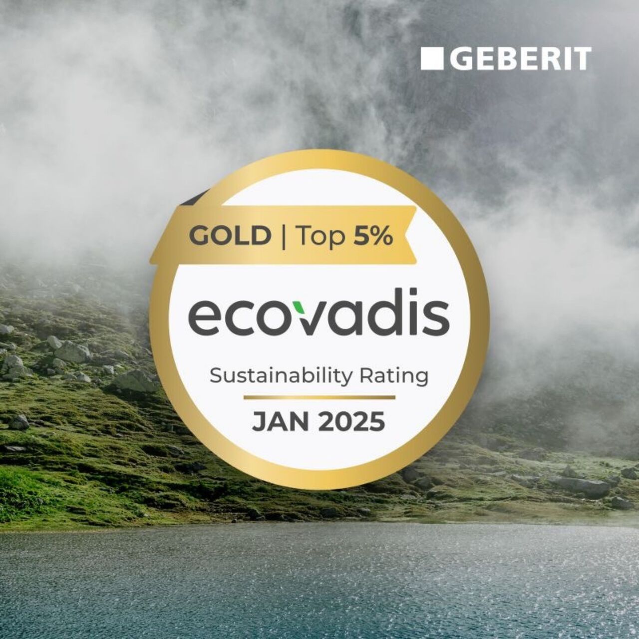 Geberit: EcoVadis Gold 2025