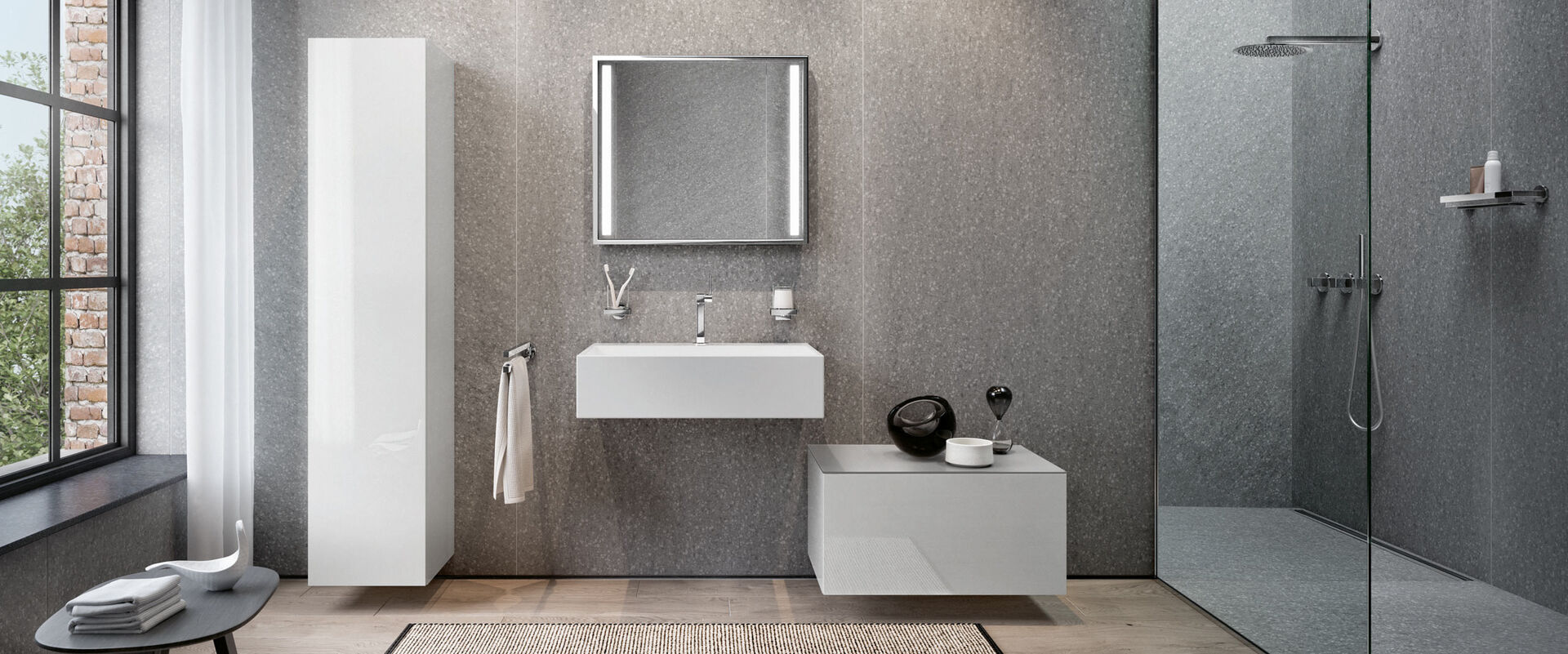 Top-Design fürs ganze Bad: Edition 90 umfasst mit Badmöbeln, Armaturen und passenden Accessoires wichtige Bereiche im Badezimmer – hochwertig, flexibel und geradlinig.