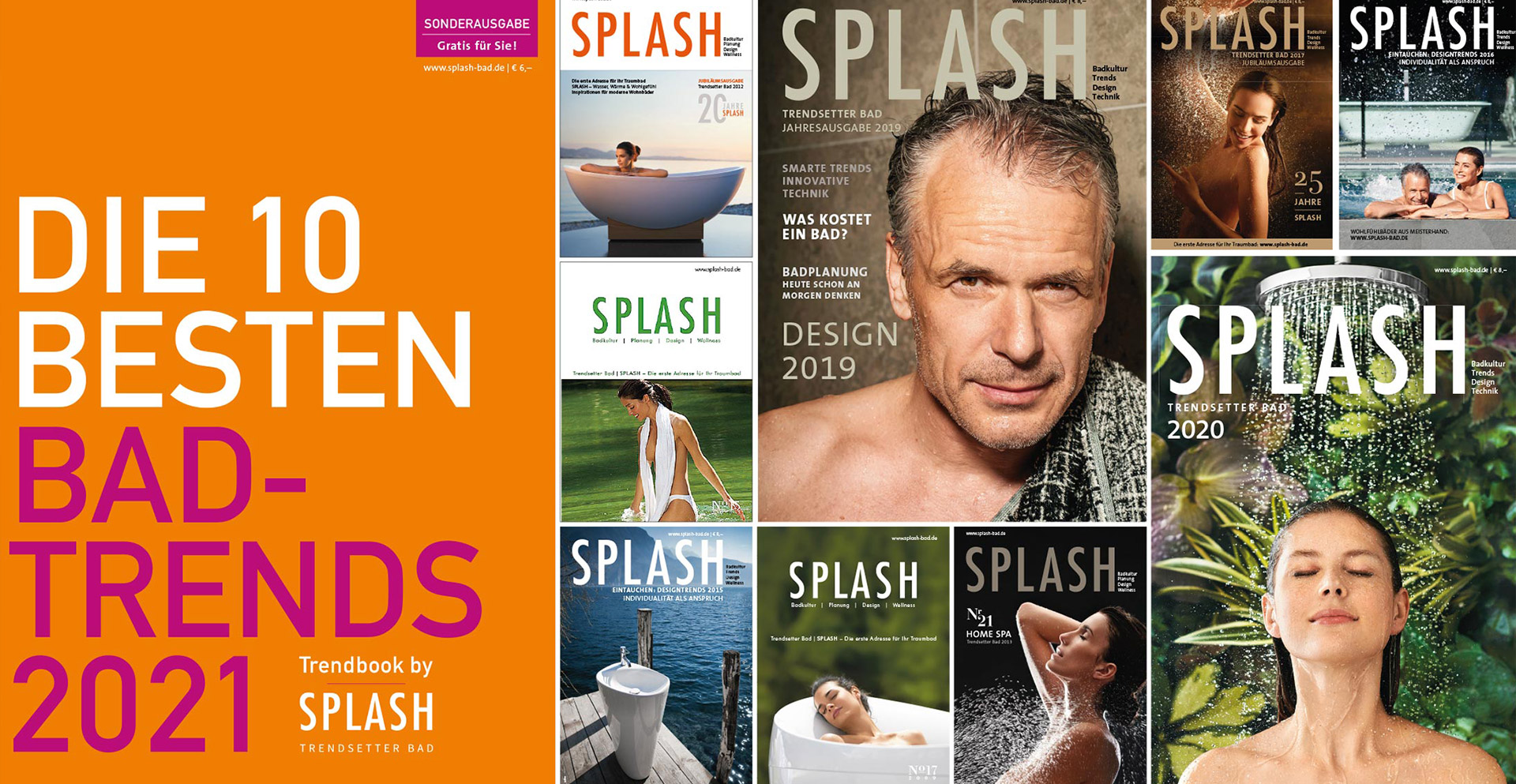 Magazin Collage Header Ueber Uns Neu Splash Trendsetter Bad