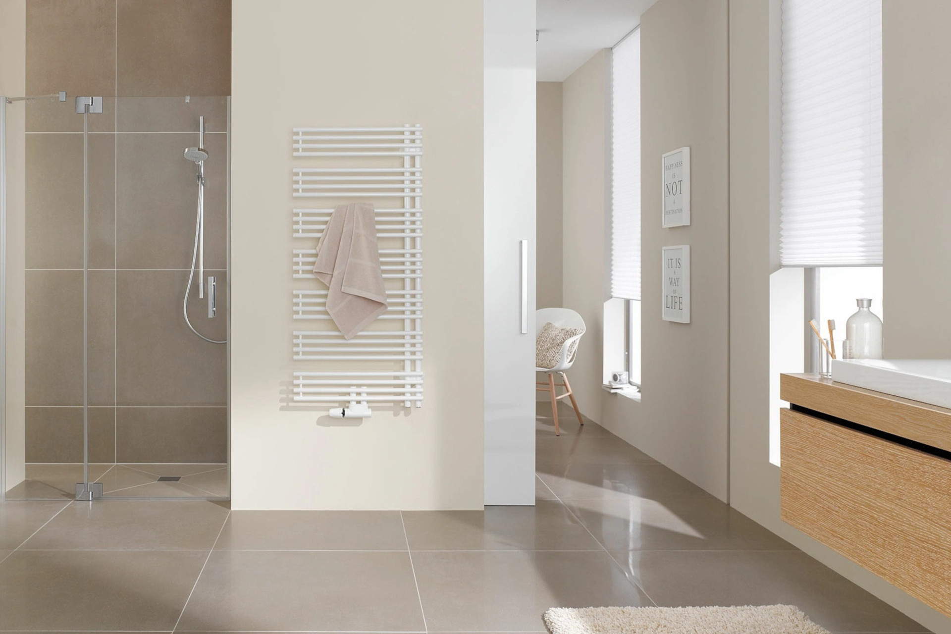 SPLASH Bad Kermi Raumklima Designheizkoerper Diveo 2