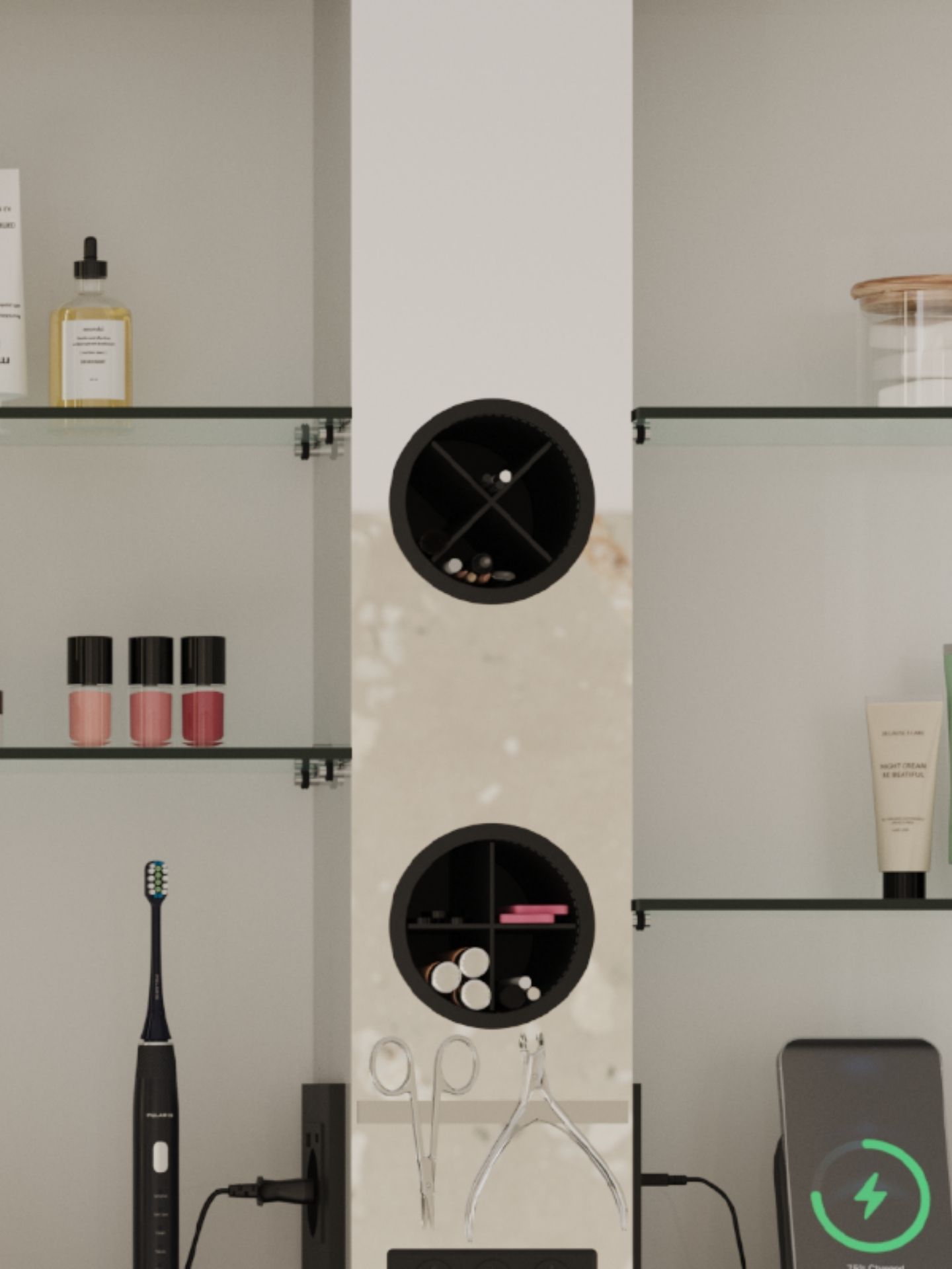 SPLASH Bad Heibad Spiegelschrank 18