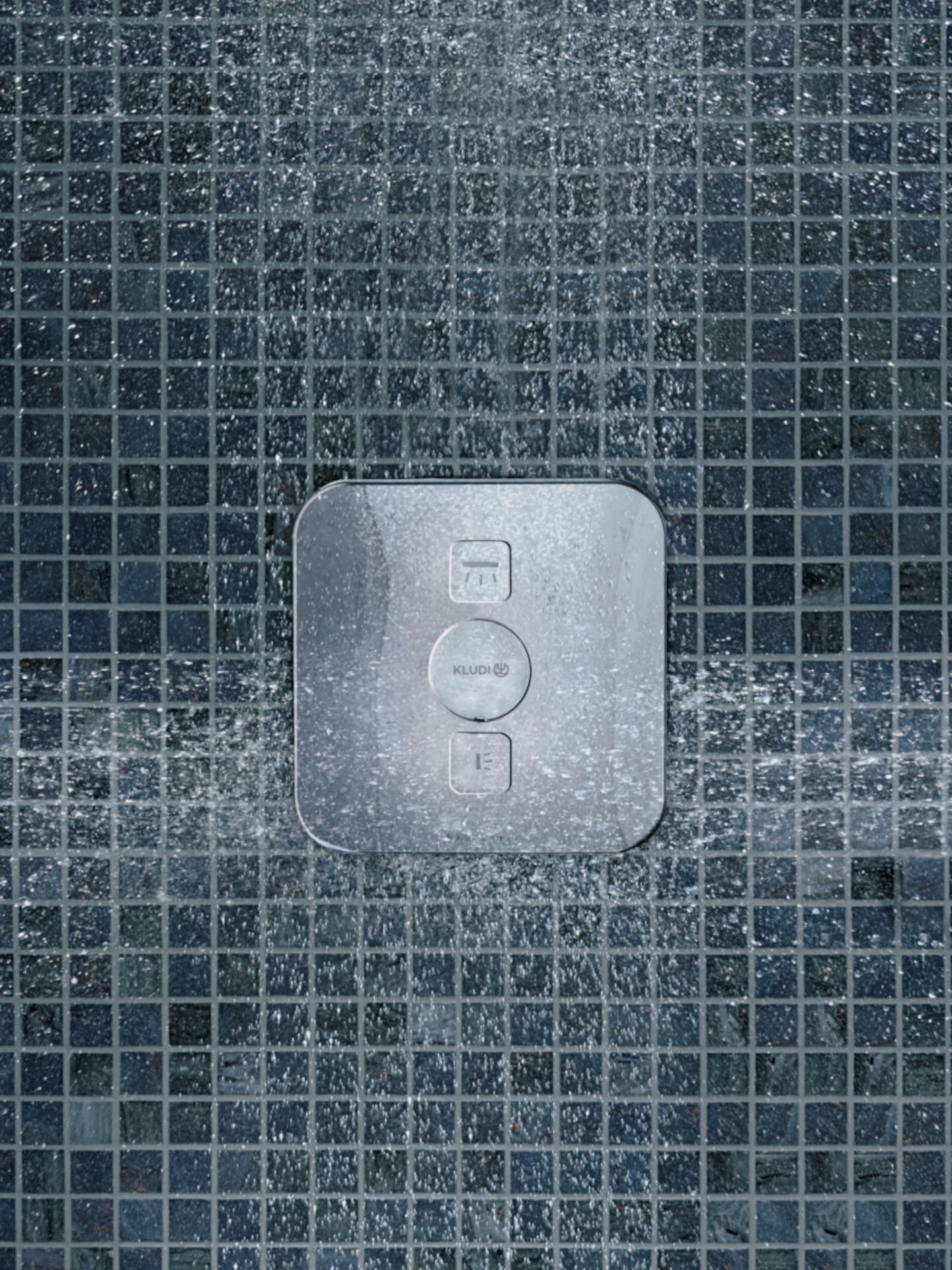 Duscharmatur Kludi Push in Soft-Edge-Optik 