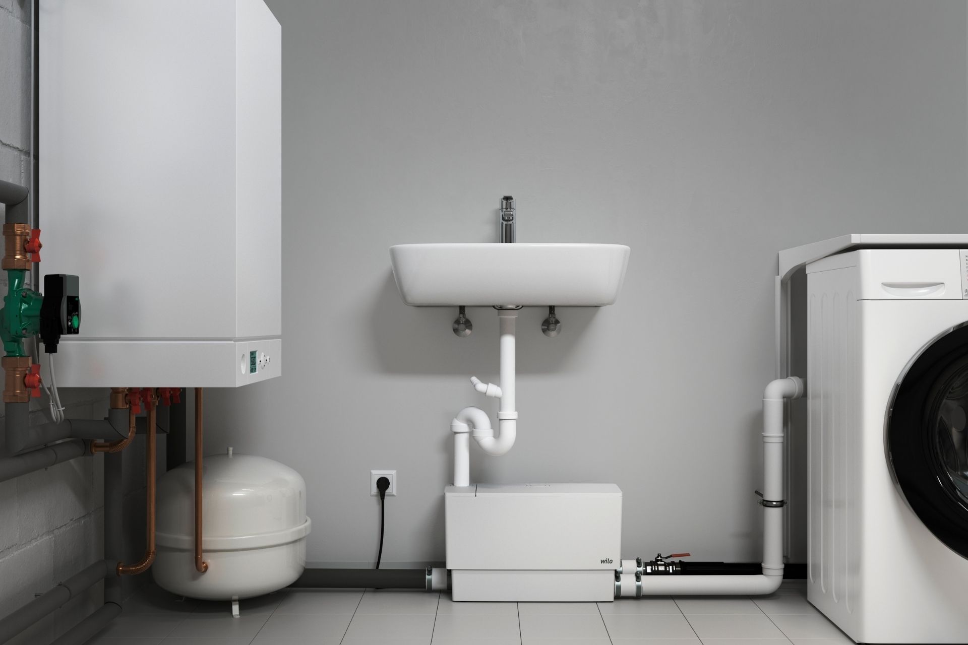 SPLASH Bad Wilo DrainLift MINI Serie Hebeanlage1