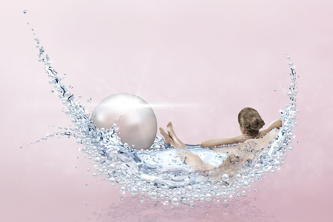 Keyvisual BWT Perla für seidenweiches Wasser.