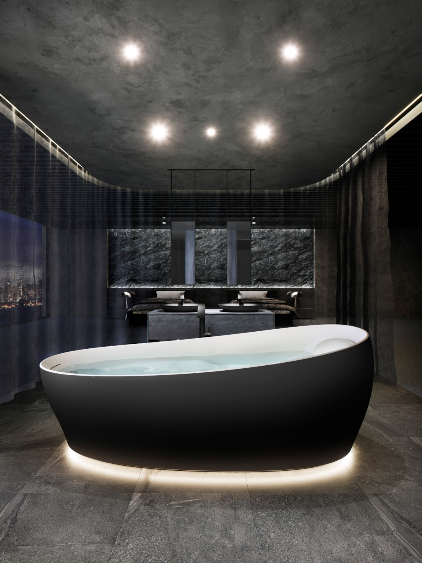 SPLASH Bad TOTO NEOREST Floatingwanne 1