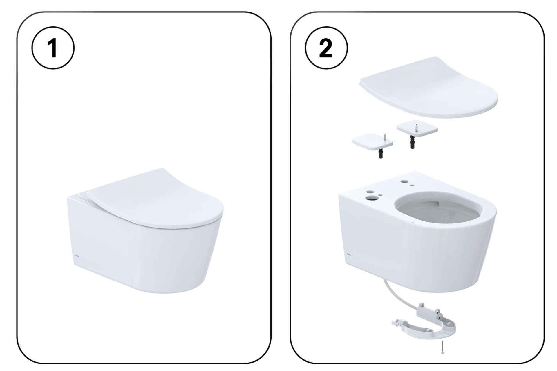 SPLASH Bad TOTO WC Zu Washlet 06
