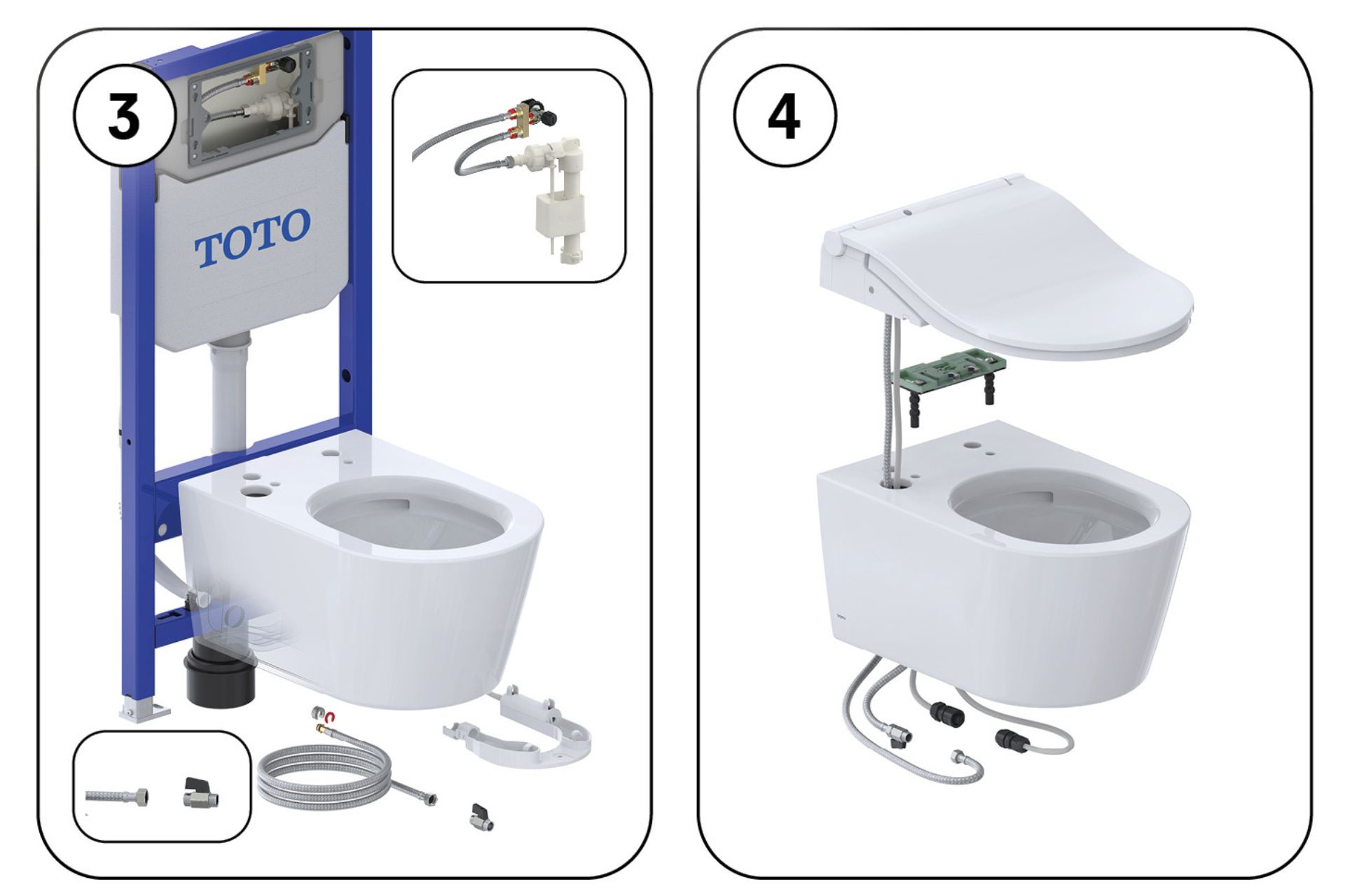 SPLASH Bad TOTO WC Zu Washlet 07