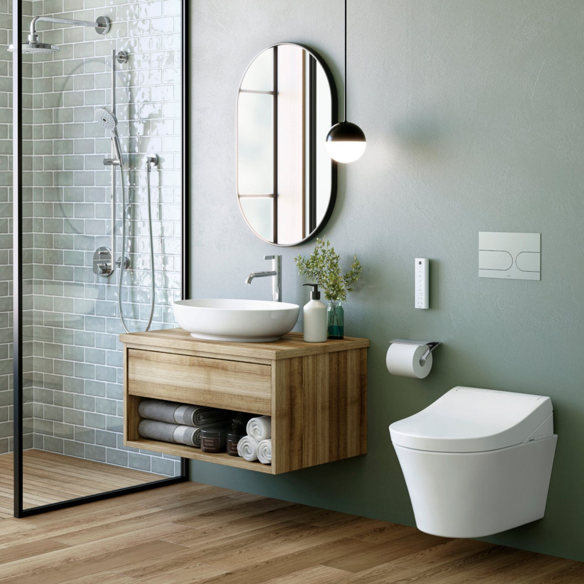 SPLASH Bad TOTO WC Zu Washlet RG