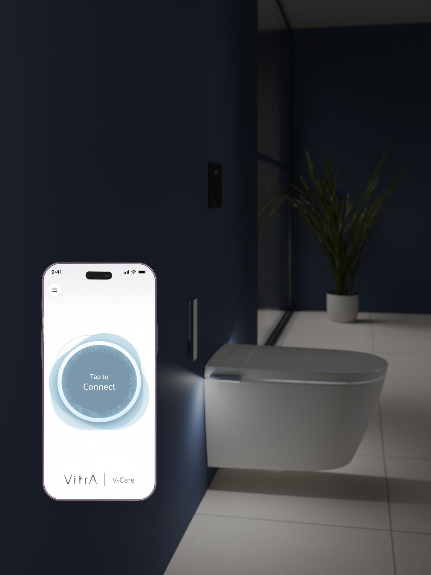 SPLASH Bad VitrA V Care 3.0 Dusch WC 11