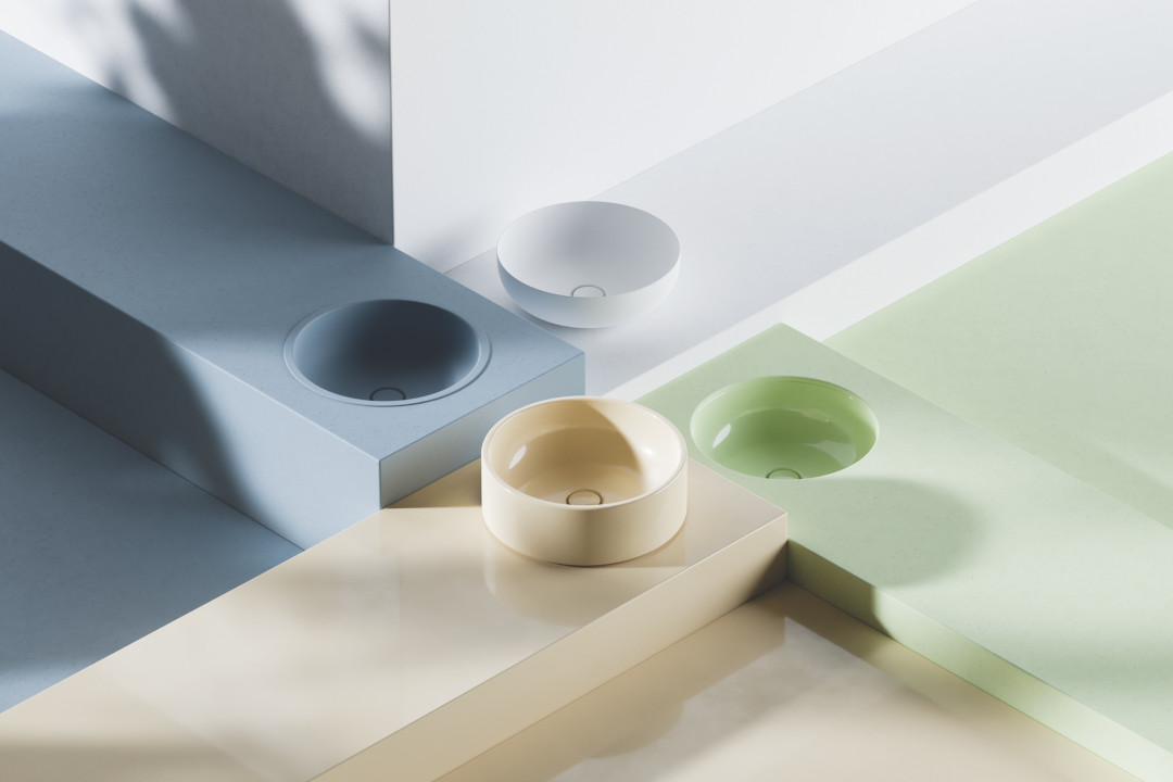 Bette Balance Waschschalen in Pastell: sanfte Farben, klare Form